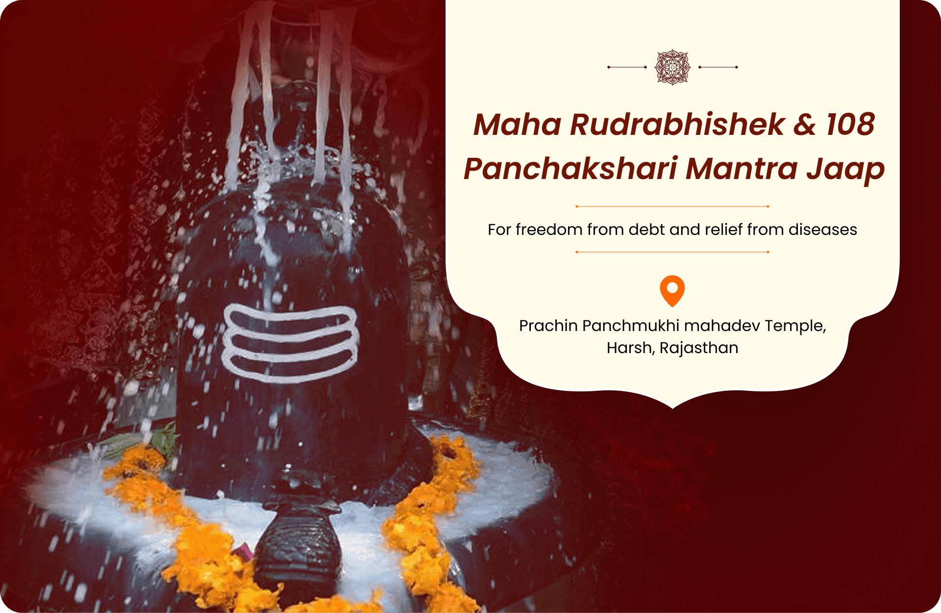 Maha Rudrabhishek and 108 Panchakshari Mantra Jaap